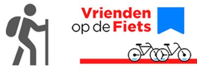 Vrienden op de fiets